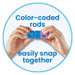 hand2mind Reading Rods - Prefixes & Suffixes Word Building Activities, One Size, Blue, Model 95396
