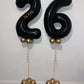 40 Inch Black 26 Number Balloons Giant 26 Or 62 Balloons Black Birthday Balloons 26Th Or 62Th Birthday Anniversary Events Party