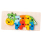 Bnf Wooden Peg Puzzles For Toddlers Colorful Matching Board Wooden Blocks Puzzle Cowbaby | Toys For Baby | Developmental Baby To