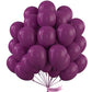 PartyWoo 12 Inch Purple Rubber Balloons, 50 pcs Boho Dark Purple for Birthday, Wedding, Party Decorations, Balloon Garland/Arch