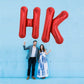 Toniful 40 Inch Large Bright Red Letter Balloons A-Z, Giant Jumbo Helium Foil Mylar Big Letter K Balloons For Birthday Party Ann