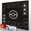 Biouai Playmat For Card Gameplay - Play Mat With Tube For 2 Player Trainer Game Playing(Black)