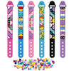 Sienon Bracelets 6Pcs, Kids Building Blocks Dots Bracelets, Diy Creative Craft Bracelet Making Kit For Kids, Friendship Bracelets, Dots Construction Toys Kit For Birthday Holiday Gift For Girls Boys