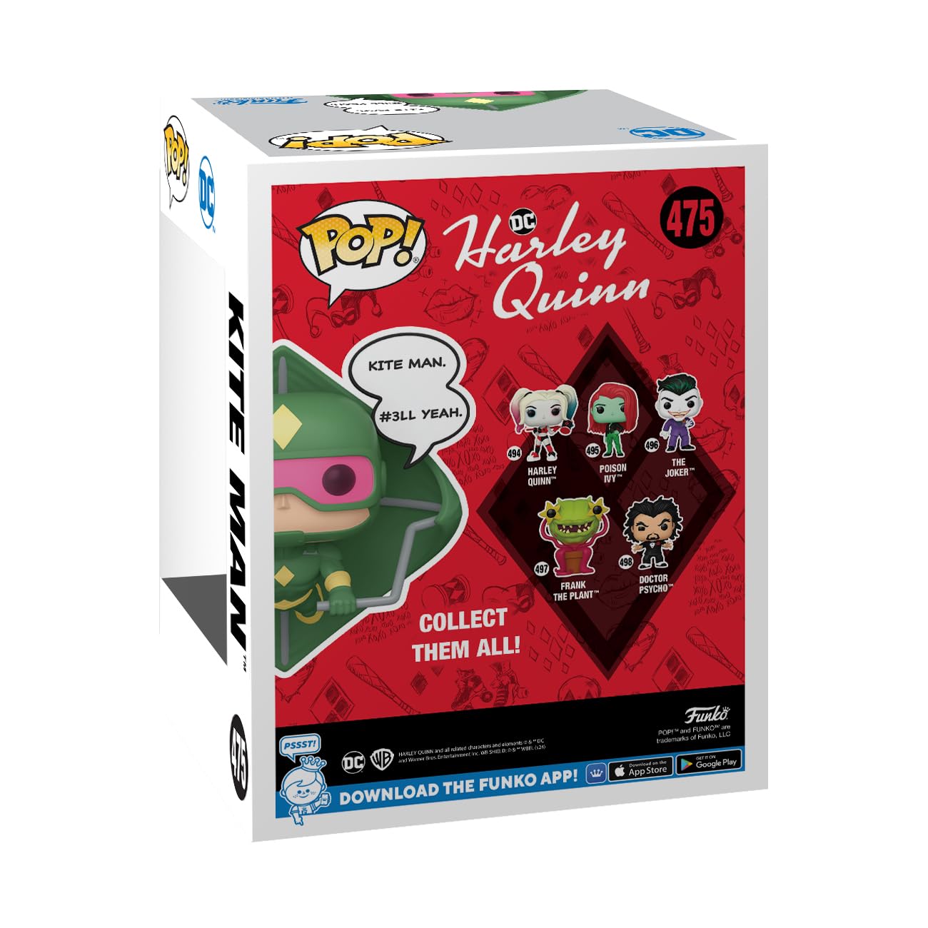 San Diego 2024 Previews limited availability Pop! enhanced DC Heroes: Kite Man Vinyl Figure