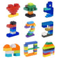 HUIZDQ 1500 Pieces Building Bricks  Classic Bulk Small Blocks  Classic Building Bricks Set Basic Building Blocks Compatible with All Major Brands(Natural Colors)
