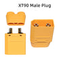 Qian Zi Qiu 5Pairs Xt90S Xt90-S Xt90 Connectors Anti-Spark Male Female Connector For Rc Quadcopter Brushless Motor Fpv Drone Lip