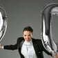 Silver Number 9 Balloon 40 Inch, 9 Balloon Number, 9Th Birthday Decorations, Silver Party Supplies For Boys Girls