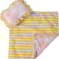 Baby Whitney Pink Clouds Doll Blanket & Pillow - Cotton, Pink, Model 79960