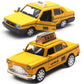 OTONOPI New York City Taxi Cab Toy Taxi Car Toy for Kids Yellow Cab Diecast Model Toy Car with Pullback Action for Toddler Age 3