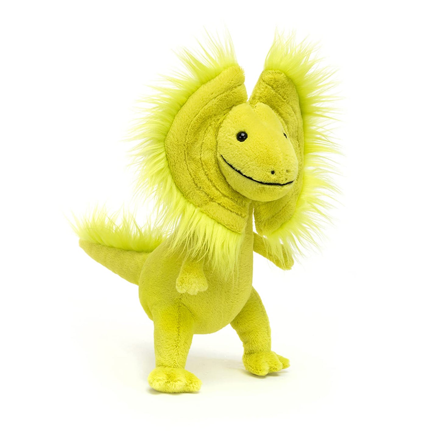 Jellycat Davey Dilophosaurus Dinosaur Stuffed Animal, 10.5 Inches | Dinosaur Plush Toy | Classic Children'S Gift