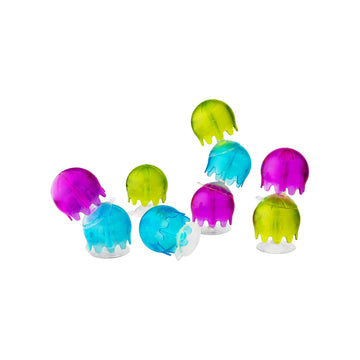 Boon Jellies Suction Cup Bath Toys - Bathtub Baby Sensory Toys - Jellyfish Suction Toys for Bath Time - Multicolored - Baby and 