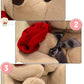 GailiMaiYa Plush Teddy Bear with Rose, 18" Brown Stuffed Animal for Kids and Girlfriend - Great Gift for Birthdays, Valentine's, Christmas