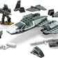 Mega Halo Odst Wombat Overwatch Vehicle Building Toy With 2 Micro Action Figures (129 Pcs) (Hmv51)