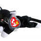 Ty Beanie Babies Zip the Black Cat Plush Toy - 6 Inches, Black with White Paws, Model 4004