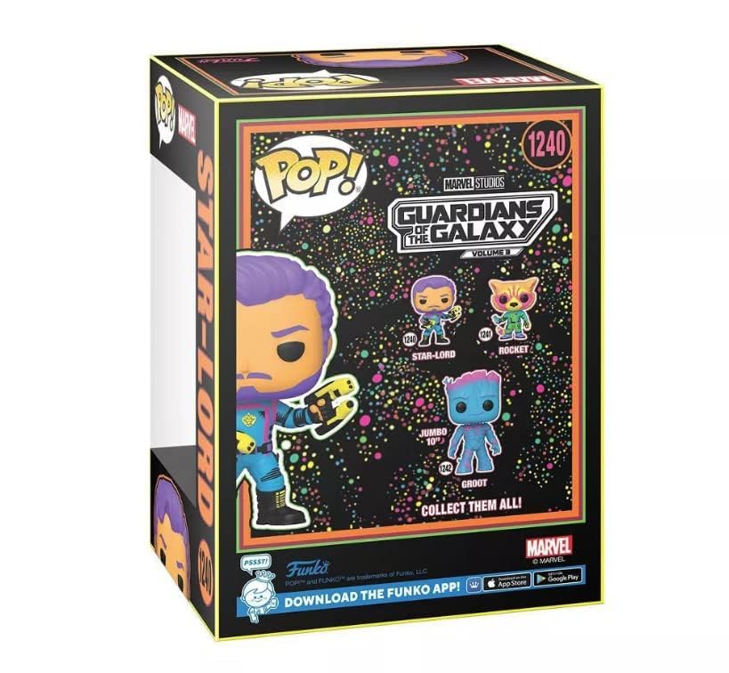 Funko POP! Blacklight Star-Lord Marvel Guardians of The Galaxy Vol. 3 limited availability