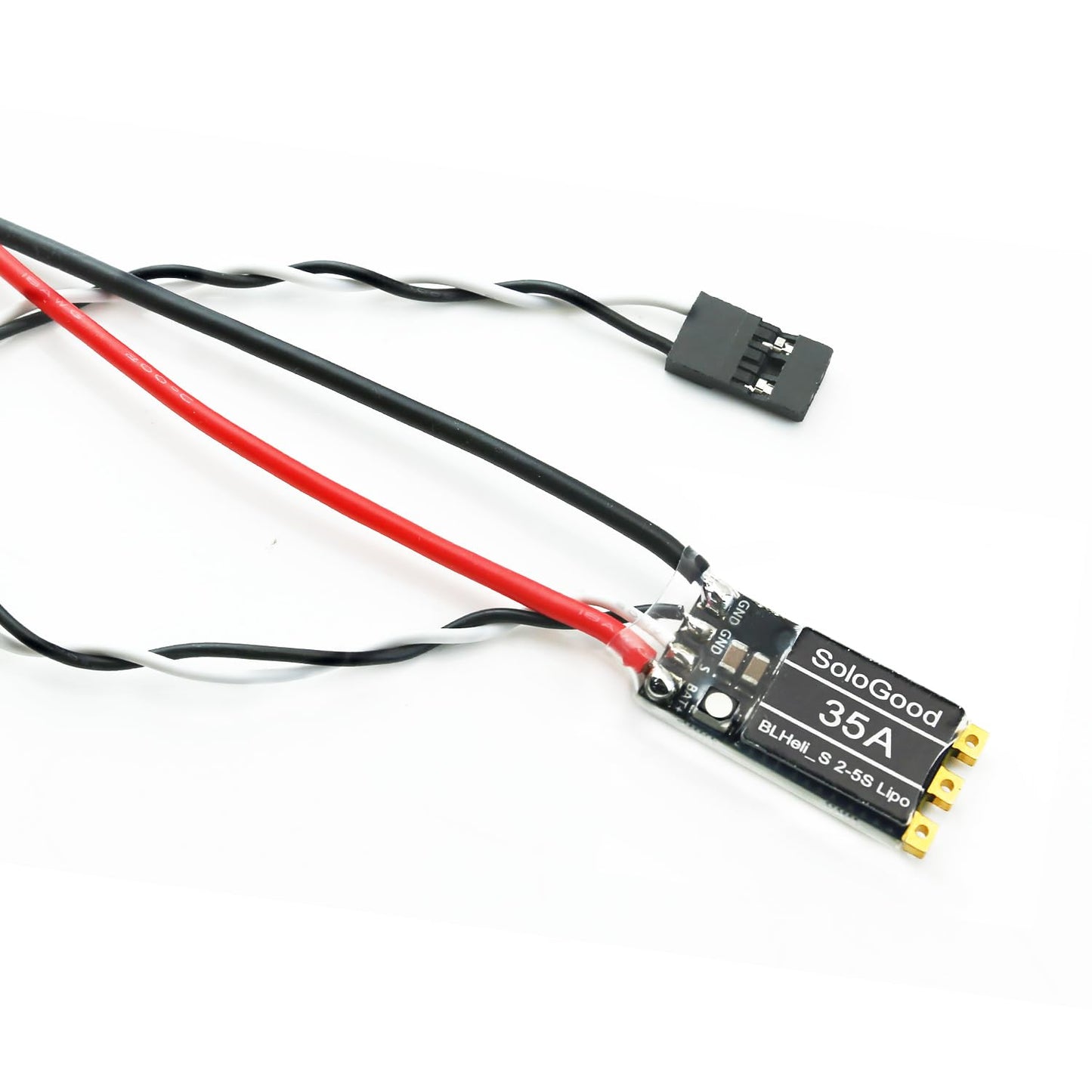 SoloGood 4Pcs 35A ESC 2-5S Brushless ESC Lipo BLHeli_S Brushless Electronic Speed Controller 45A Support D-Shot 150/300/600 for