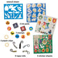 Innovative Designs Harry Potter Journal Set For Kids – Smash Leather Journal Kit With Stickers, Stamps & Tape