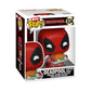 Funko Bitty Pop! Deadpool - Bathtime, 4-Pack And A Surprise Mystery Mini Figure - 0.9 Inch (2.2 Cm) Collectable - Stackable Display Shelf Included - Gift Idea - Party Bags Stocking - Cake Topper