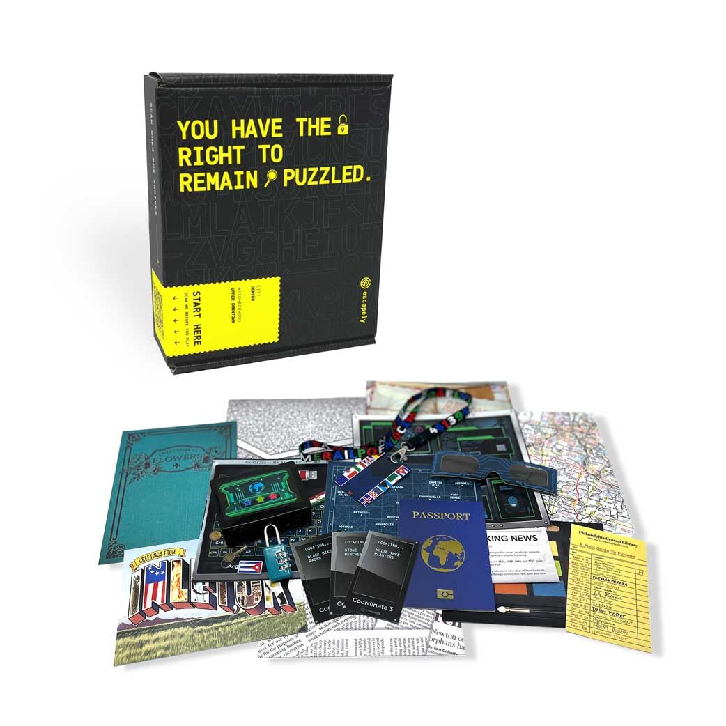 Escapely Outdoor Escape Room - Denver- Upper DowntownI Escape The City I Multi-Player Mystery Hunt I Interactive Puzzle Game for