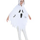 Clothand Ghost Costume Kids Scary Ghost Costume White Ghost Boo Toddler Ghost Halloween Costume Glow In Dark Cloak Hooded Poncho