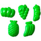 Bestubuy Clay And Sand Modelling Mould Fruits Design (Green,5 Pcs)