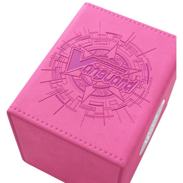 Gamegenic Cardfight!! Vanguard Nation'S Vault | Premium Deck Box | Holds Up To 50 Double-Sleeved Cards | Extra Drawer For Power Counters And Accessories | Lyrical Monasterio - Pink Color | Made