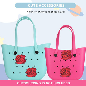 Lckaey Rubber Beach Bag Accessories-Pvc Rubber Decoration-For Eva Purse Bogg Inserts Y064Figure 36