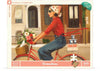 New York Puzzle Company 1000 Piece Jigsaw Puzzle - Janet Hill Brownstones, Cardboard, Brown, 10x8 inches, Model NPZJH2305