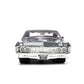 Jada Toys Big Time Muscle 1:24 1967 Chevy Impala Ss Gray/Burgundy Die-Cast Car, Toys For Kids And Adults