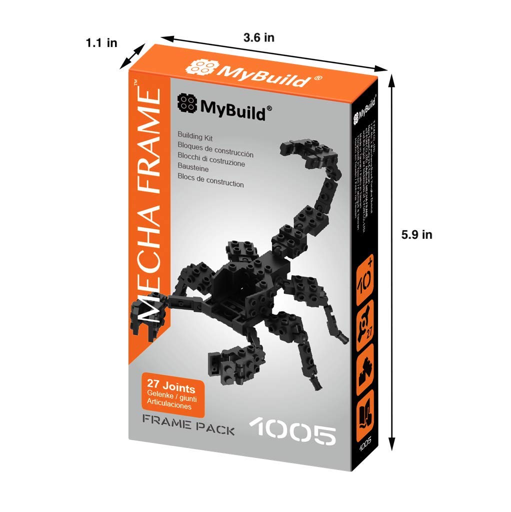 Mybuild Mecha Frame Pack 1005 - Elevate Your Building Experience With A Customizable Baseplate For Alien Scorpion Model And More Creativities
