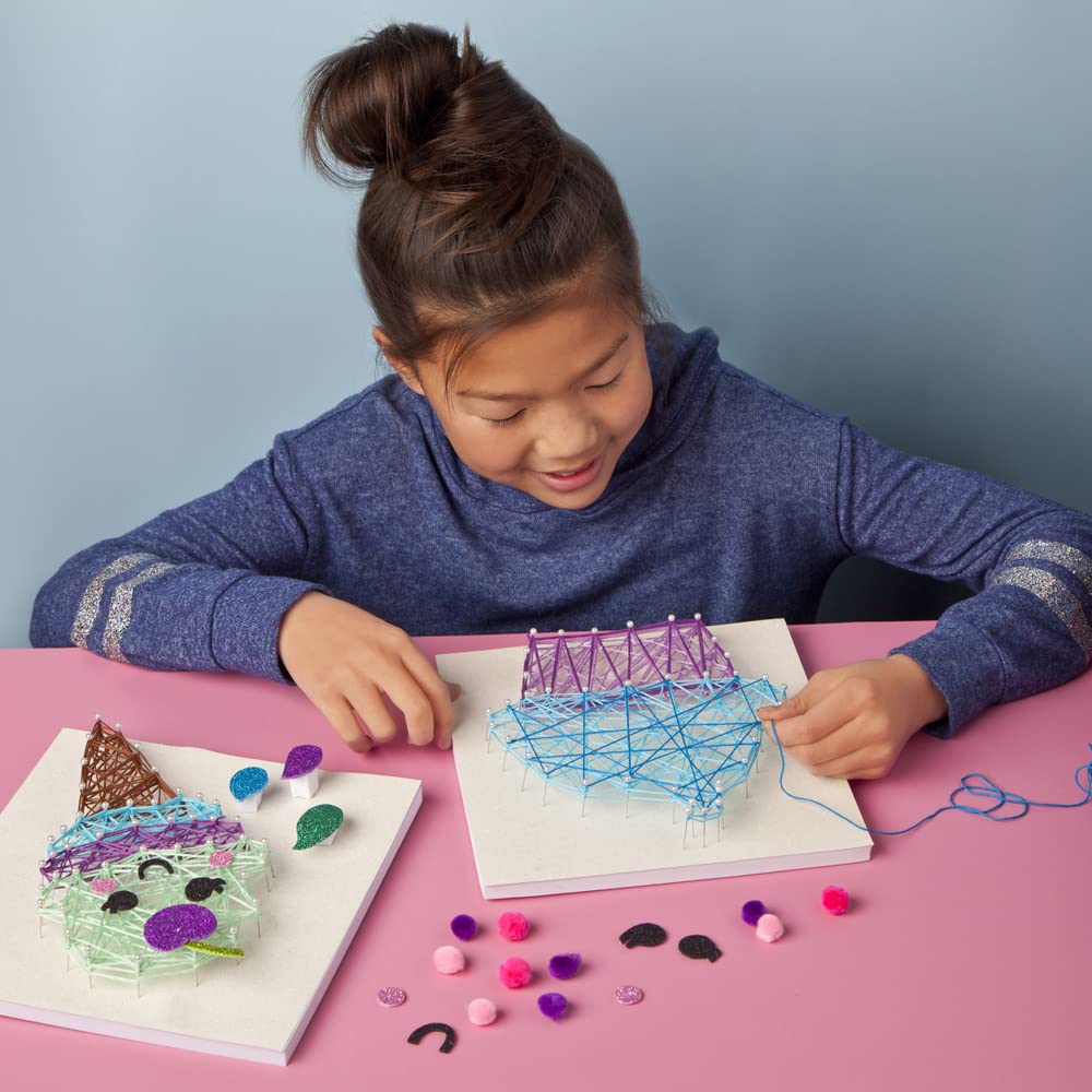 Craft-tastic - String Art Kit - Craft Kit Makes 2 Large String Art Canvases - Desserts Edition