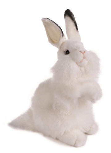 Hansa Rabbit Plush Animal Toy, 13', White