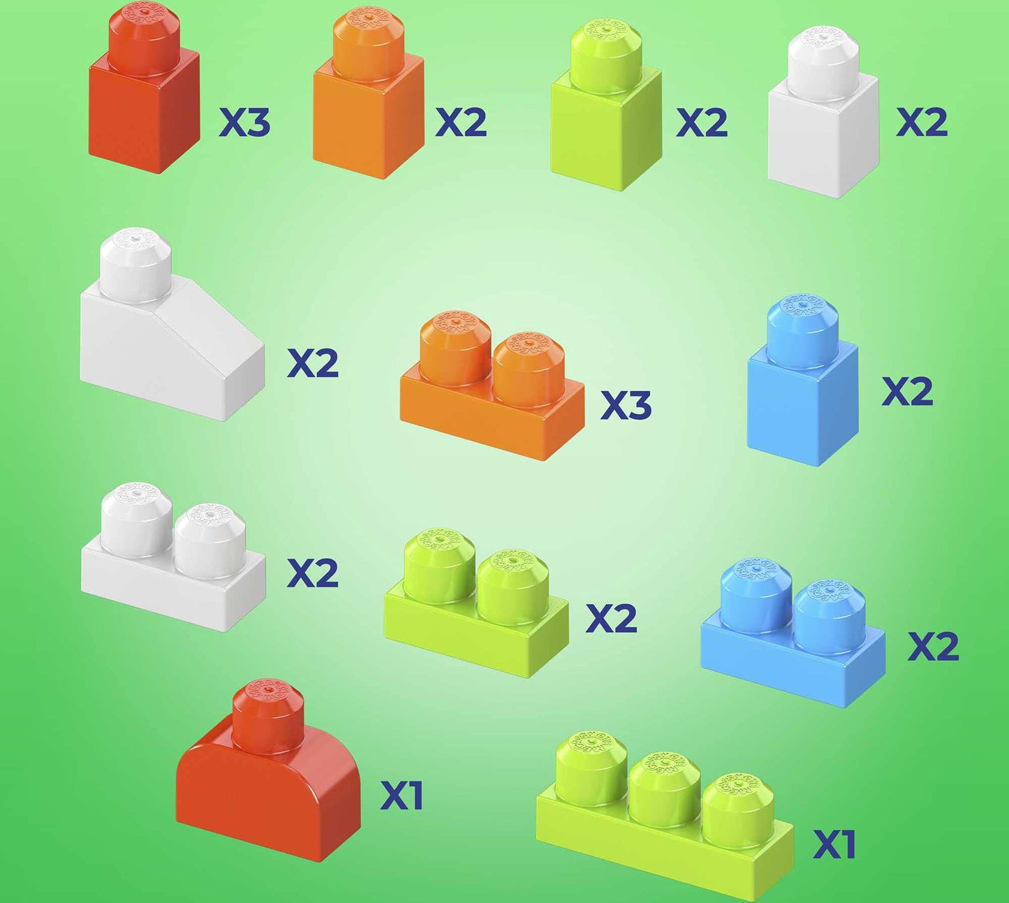 Mega Bloks First Builders Friendly Fox Grv22, Building Toys For Toddlers (25 Pieces)