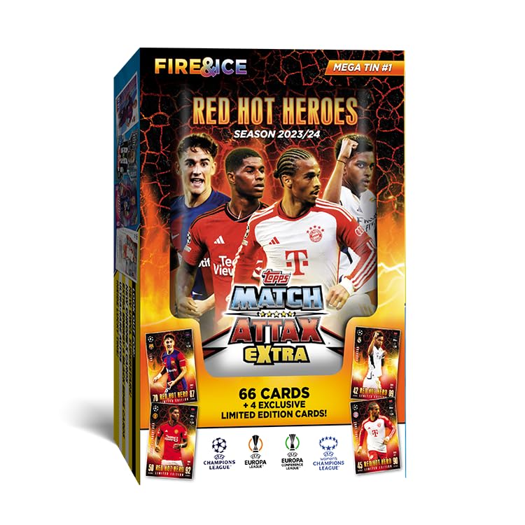 2023-24 Topps Match Attax Extra Champions League Cards - Mega Tin