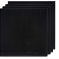 Slabdreamlab 12''X12'' Baseplate For All Major Building Bricks And Blocks (Black, 4-Pack)