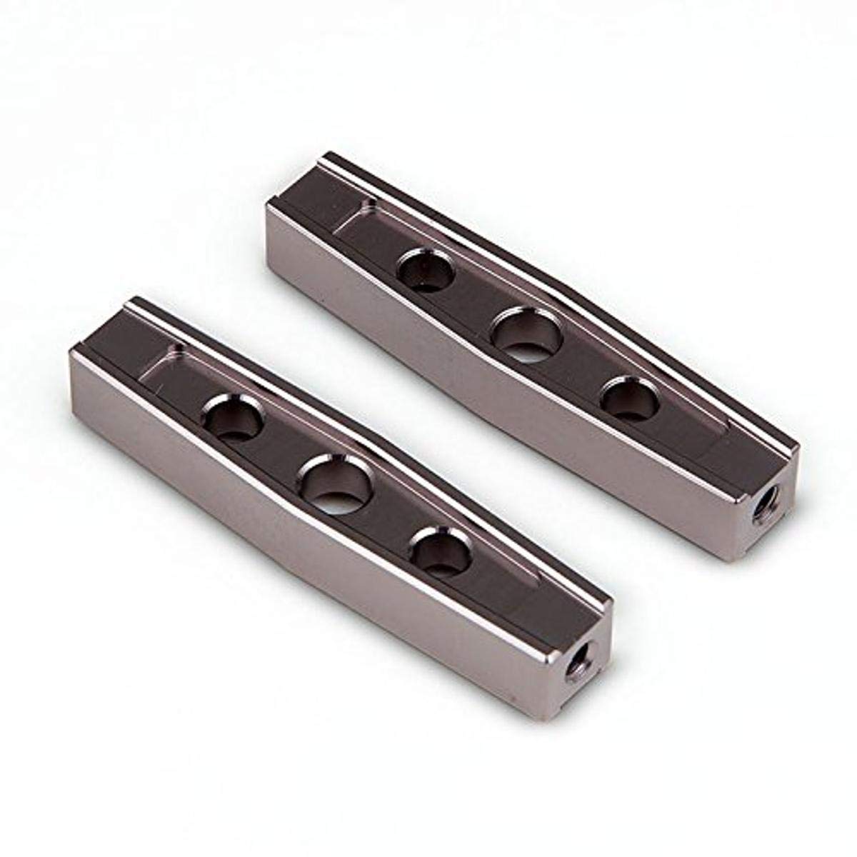Gmade 30026 GS01 Machined M3 44mm Upper Link (2), Titanium Gray