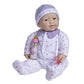 JC Toys La Baby 20-Inch Soft Body Baby Doll, Asian Purple, Washable, Removable Outfit, Model 15342, For Children 2 Years +