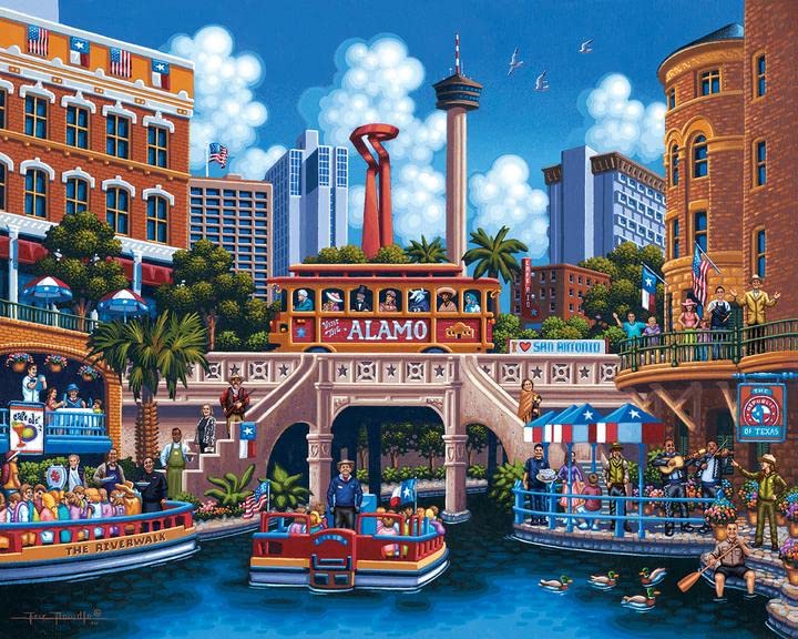 Dowdle Jigsaw Puzzle - San Antonio - 500 Piece