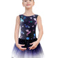EQSJIU Gymnastics leotards for girls 7-8 ballet dance dress unicorn mermaid butterfly cosmos stars dark blue