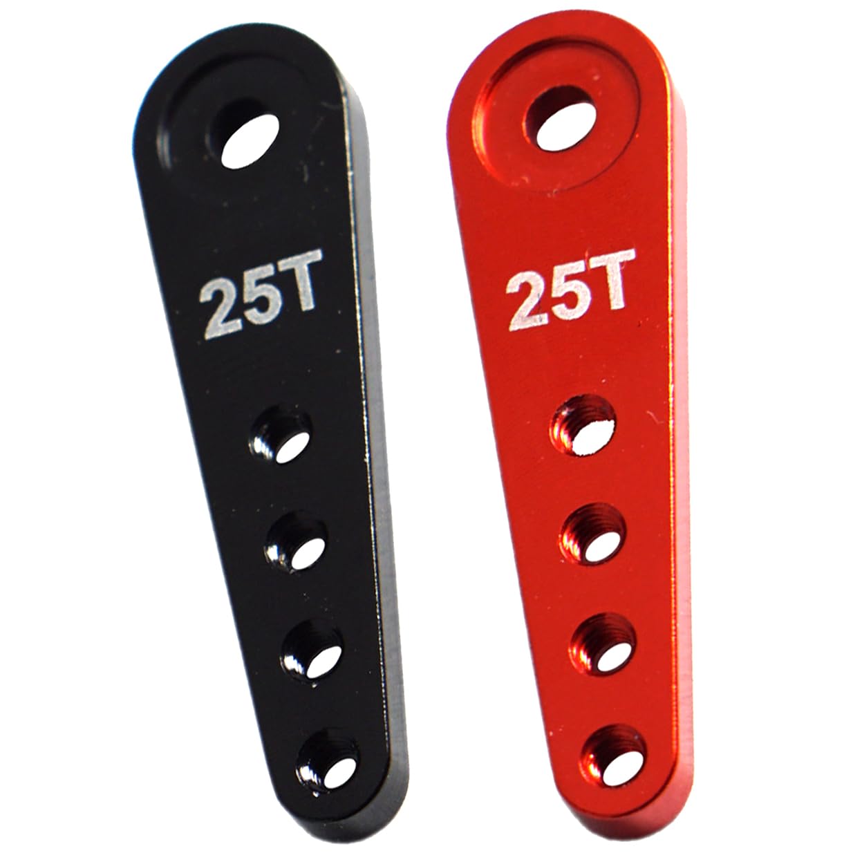 2Pack ShareGoo 25T Metal Servo Horn Extension Long RC Steering Arm Compatible with Futaba Savox Power HD HSP Himoto MG995 MG996 