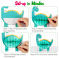 Mocoosy 12 Pieces Dinosaur Party Honeycomb Centerpieces Table Decorations, Dinosaur Birthday Party Supplies Paper Center Piece T