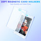 Succwoah 200ct Magnetic Card Holder for Trading Cards  35 PT One Touch Card Sleeves  Hard Plastic Card Protectors Top Loaders Display Case for Baseball  Football  Sports  Game  TCG  MTG  YUGIOH