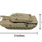 12 Pc Armored Military Tanks With Wheels Diorama Sets Toy Aircraft Carriers Army Playsets