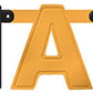 Happy Halloween Foil Letter Banner
