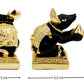 Arnavira Gold Plated Mushak Idol for Ganpati Pooja Ganeshji Mooshak Mouse Mushakraj (Black)