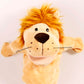 Lanxitown Lion Hand Puppet for Kids - Farm Animals Finger Puppets, Plush Soft With Movable Mouth