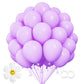 Pastel Purple Balloons,100 Pcs 12 Inch Pastel Purple Latex Balloons, Pastel Purple Balloons For Party Decoration,Birthday Decora