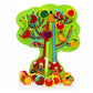 MYADDICTION Kids Educational Wooden Toy Fruit Lacing Tree Stringing Beads Baby Toy Gift | Toys for | Developmental Toys