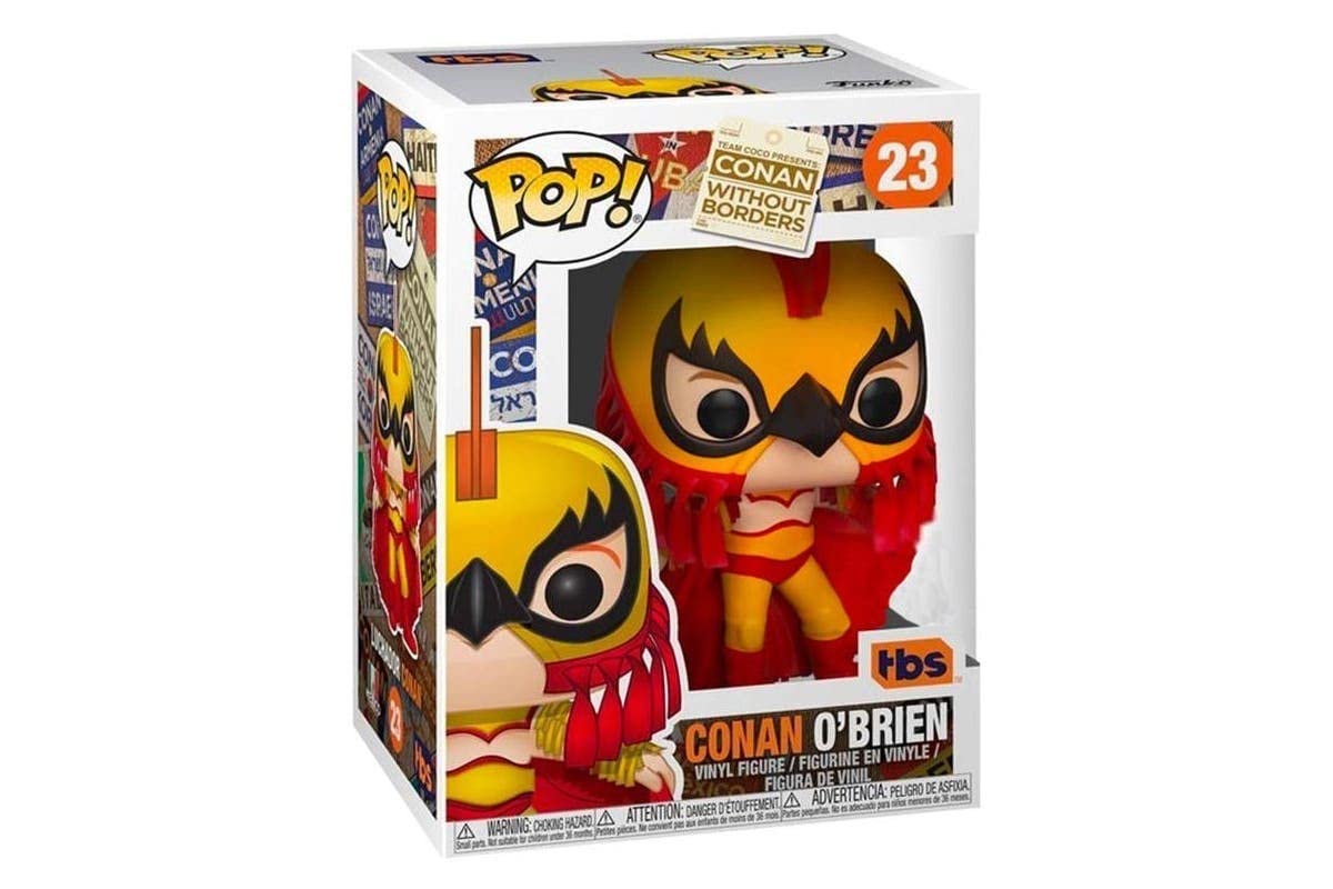 Funko POP! Conan Without Borders - Conan O'Brien (Luchador) Vinyl Figure - Exclusive Model 0889698349314