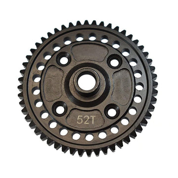 Hardened Carbon Steel Main Spur Gear 52T for Traxxas 1/8 Sledge Monster Truck Replace 9652